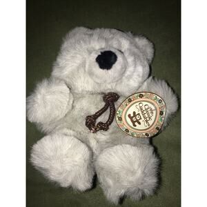 Vintage Commonwealth Plush Gray Bear Classic Cuddables Lush‎ Plush 1987
